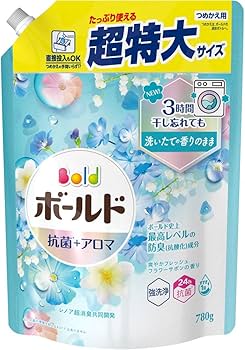 P＆G　ボールド　ジェルボール　フラワーサボン　92個✕6袋＝552個 Amazon.co.jp: P&G ボールド ジェルボール 爽やかフレッシュ