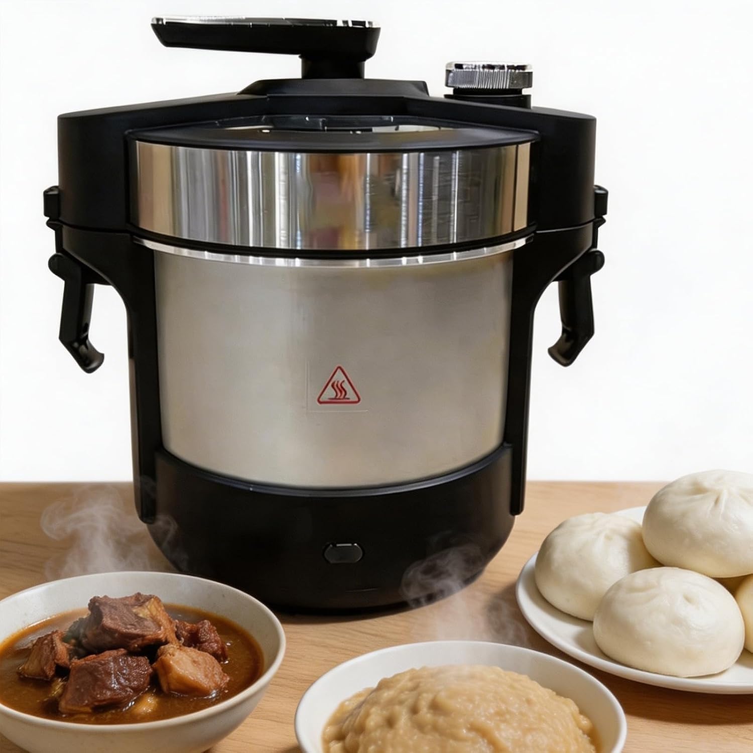 Elektryczna Maszyna Do Fufu, Tłuczek Do Ignamu, Fufu, Amala I Banku | 1000 W Elektryczny Robot Kuchenny, Ze Stali Nierdzewnej, Urządzenie Do Gotowania I Tłuczenia, Odpowiedni Dla 5-8 Osób