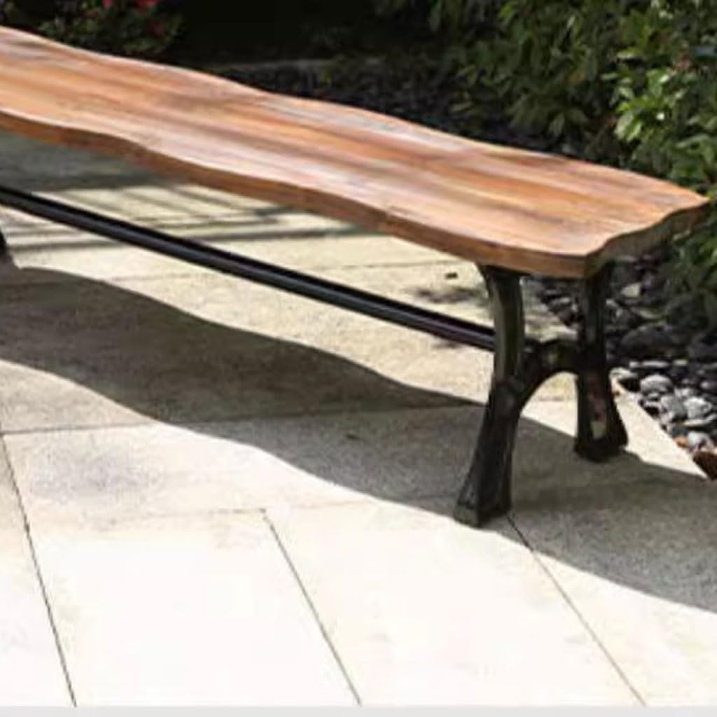 Patio Benches for Outdoors Park Chair Outdoor Rest Bench Courtyard Cast Aluminum Seat Garden Benches for Outdoors