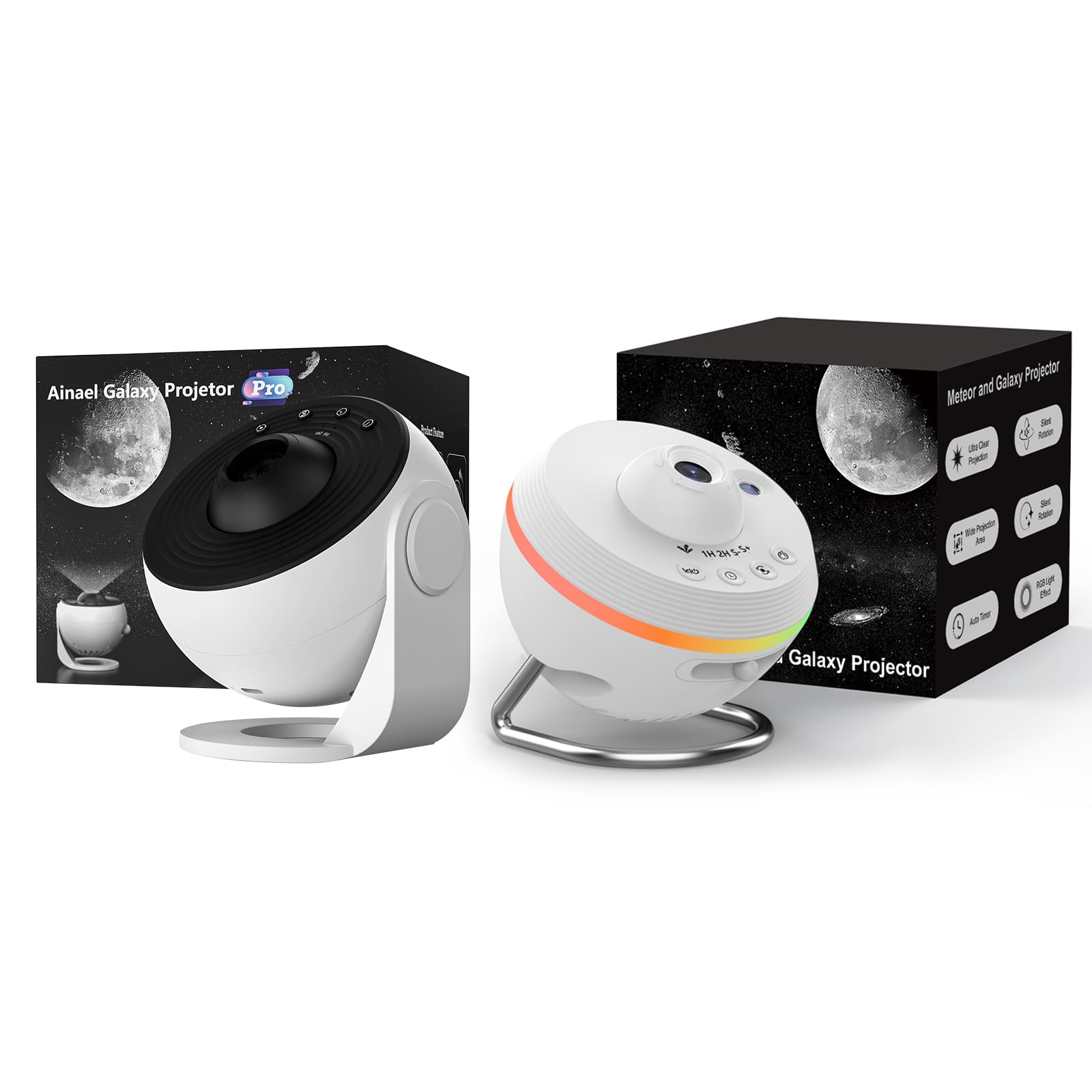 Galaxy Projector Pro avec effets météores et LED multicolores - 6