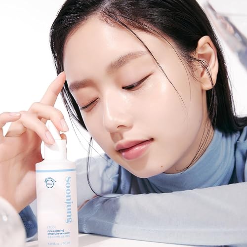 Miniatura 6 de ETUDE SoonJung Cica Calming Ampolla Essence 1.7 fl oz (1.69fl.oz)  Esencia de ampolla hidratante y calmante intensiva para pieles sensibles  Cuidado