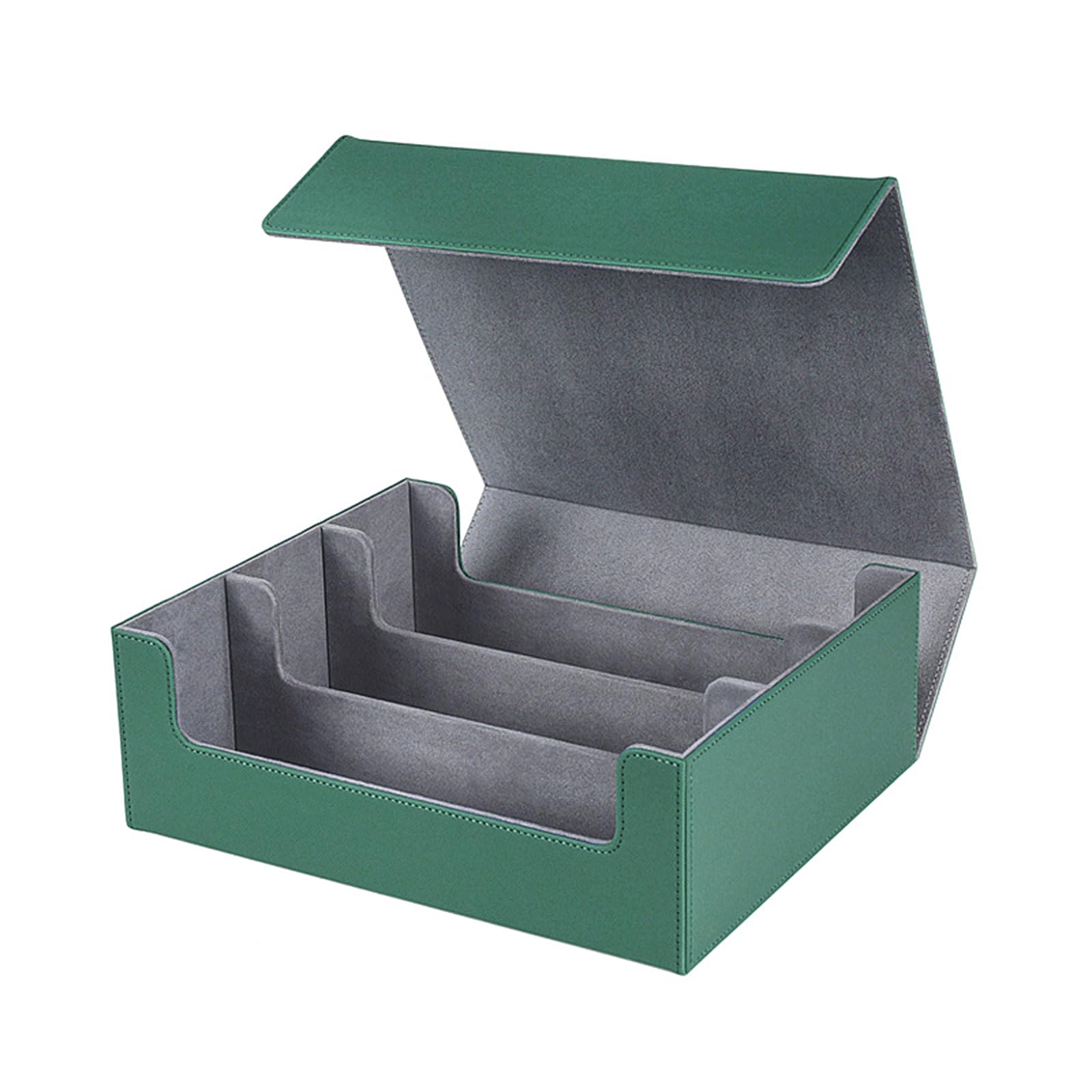 Mekalero A With Dividers Card Box Portable Storage Cases For Storing Trading Cards Deck With Dividers