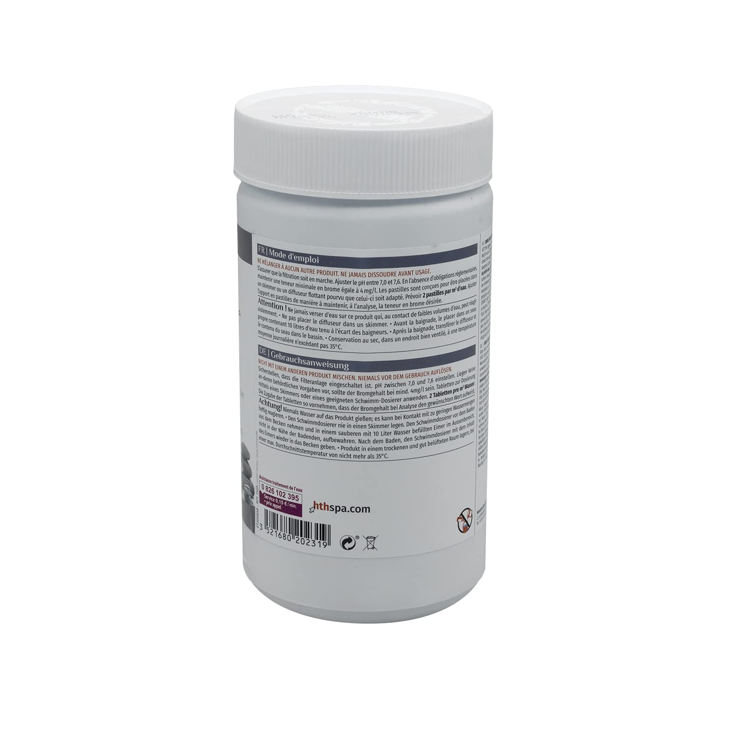 Brome hth SPA Multi-Action 4 - pastilles 20 g. - 1kg + 12 bandelettes
