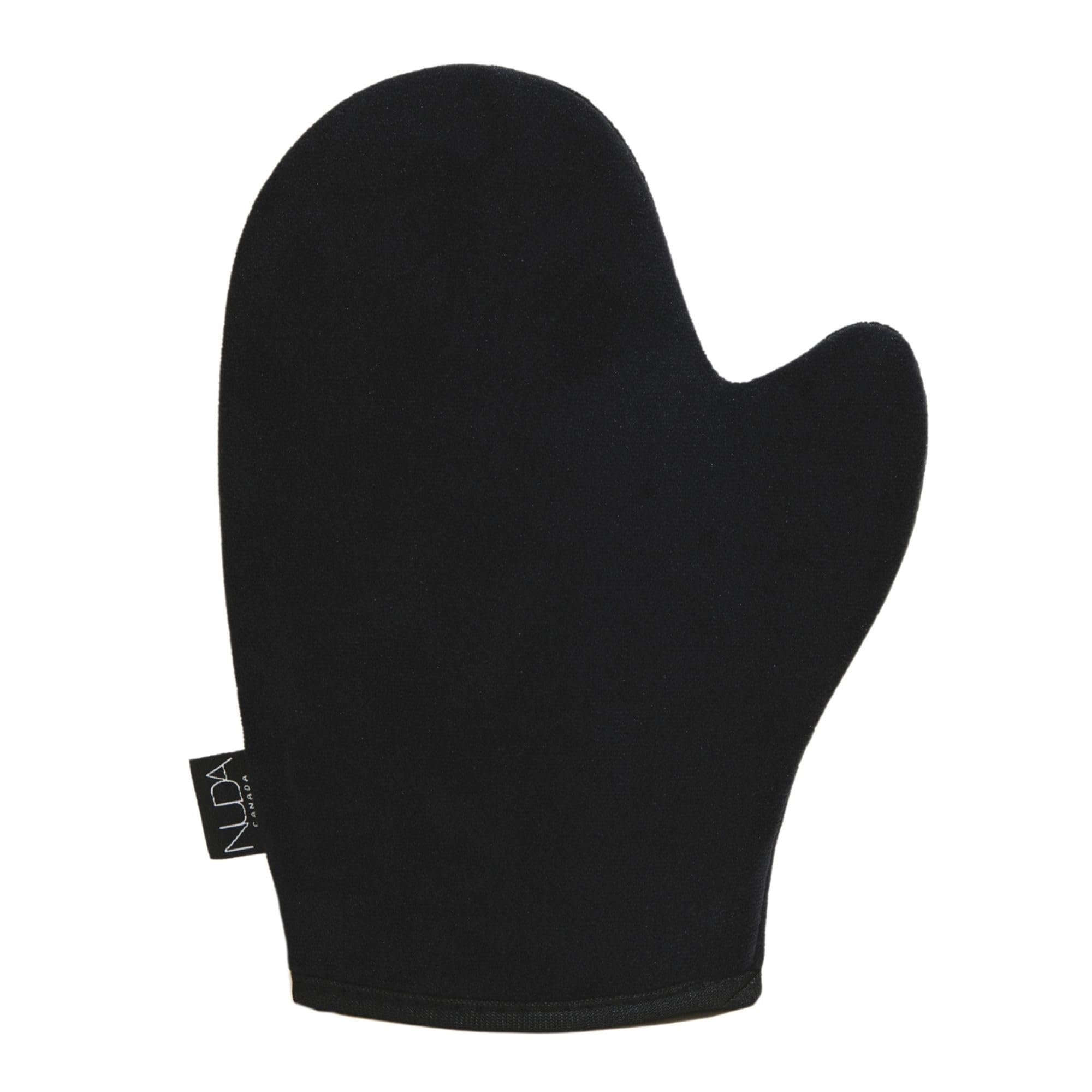 Nuda Self Tanner Mitt with Thumb | Soft Velvet Whole Body & Back Tanning Applicator | Streak-Free, Even, Long-Lasting Sunless Tan | Protects Hands