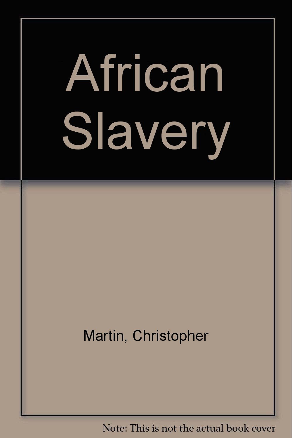 Buy African Slavery — BookShops.in