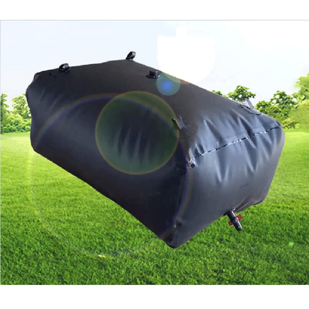 MAXEPO Vescica di accumulo dell'acqua Serbatoi pieghevoli di emergenza Borsa morbida resistente alla siccità Serbatoio Secchio Contenitore portatile con valvola Giardinaggio all'aperto per la costruzi