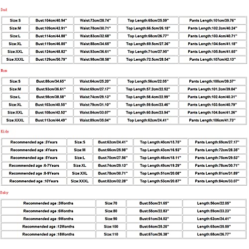 Kerstmis fun-nachtkleding Kerstmis huispak pajama, familie pyjama's outfit moeder vader kind kerstkostuum set - Afbeelding 6