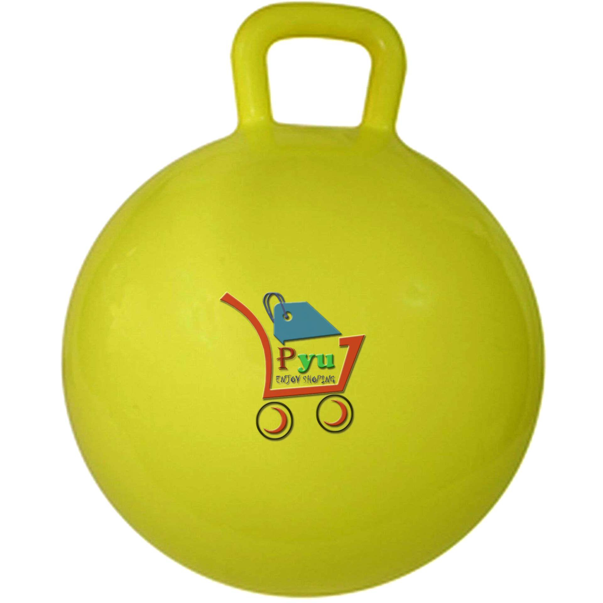 PYU ENJOY SHOPPING Plastic Hopper Ball, Size 70 Cm (Multicolour)