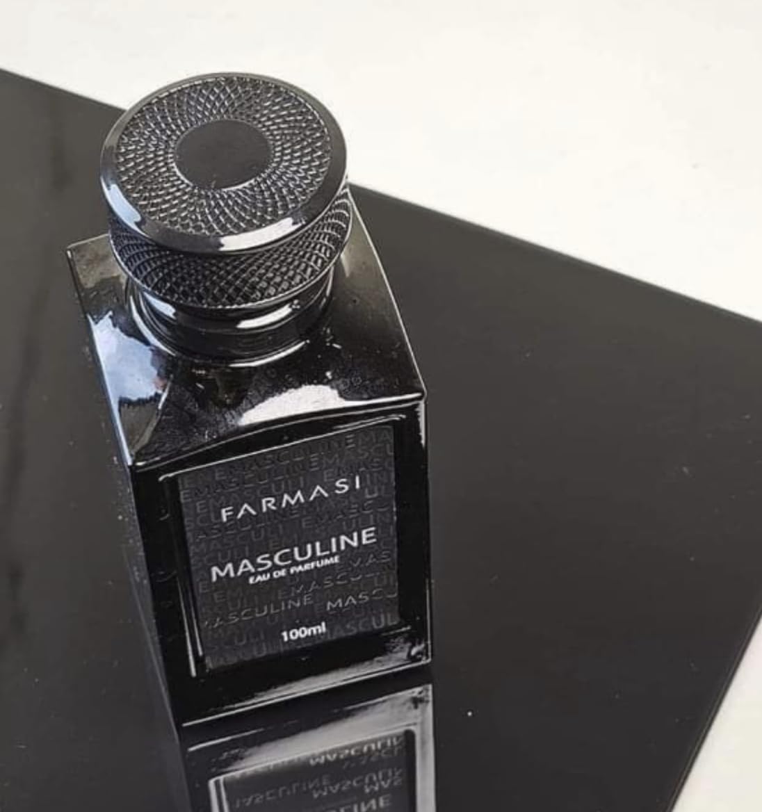 FARMASi Masculine Eau de Parfum Uomo, Fragranza Legnosa e Speziata, Note di Agrumi, Cannella, Patchouli e Cedro, Lunga Durata, 100 ml