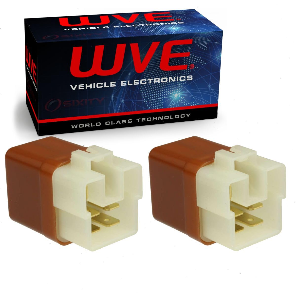 2 pc Wells WVE Engine Cooling Fan Motor Relay Compatible with Nissan Maxima 1995-2017