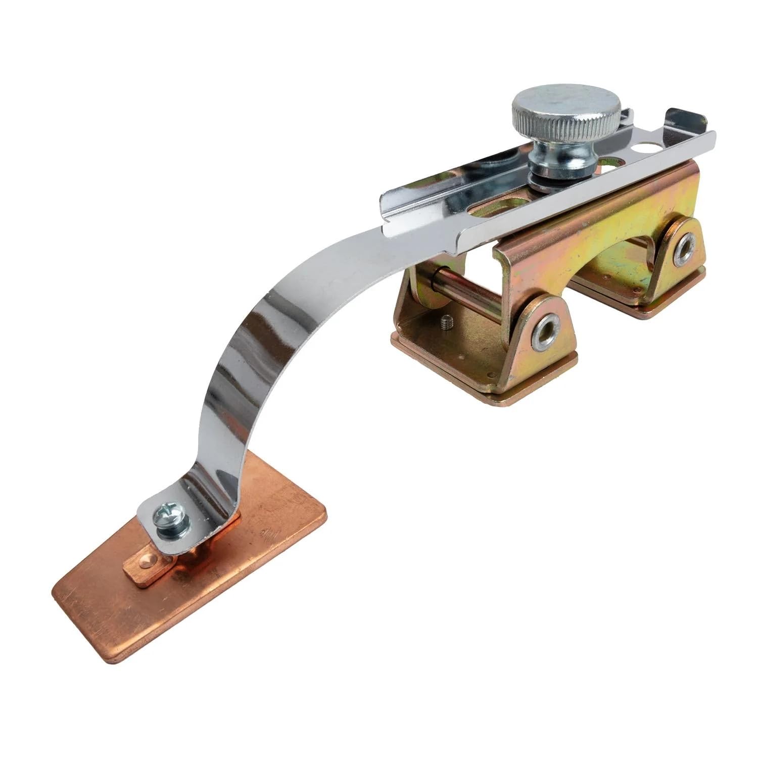 Strong Hand Tools Large Hole Plug Magnet for Plug Welds, Pivoting Magnetic V-Pad Base, Copper Backing Pad, Spring-Loaded Arm, 8.9 in. Long, AGK450 — Amazon image 2