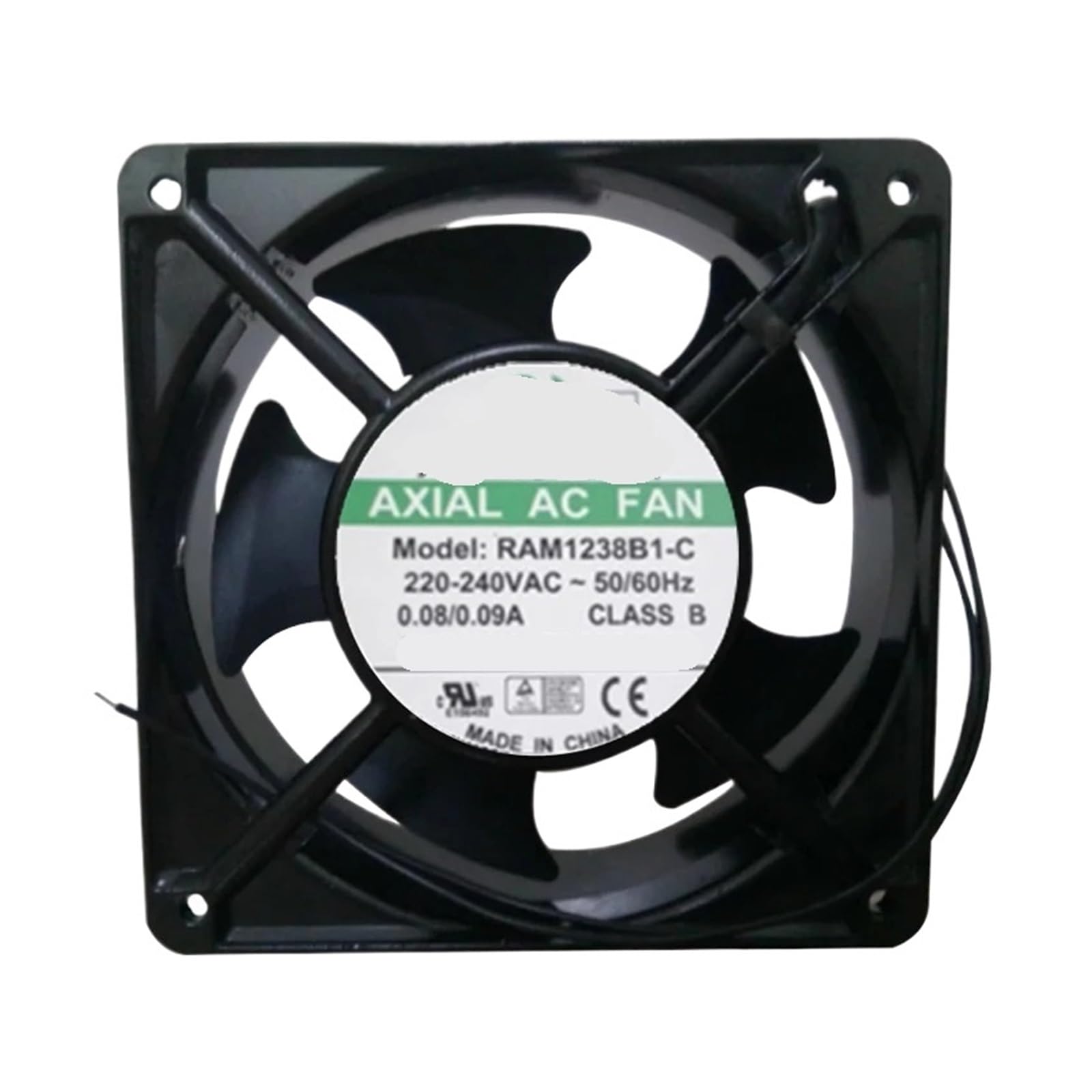 YMUGUEGH 120x120x38mm RAM1238B1 220-240V 12038 0.08/0.09A Axial AC fan