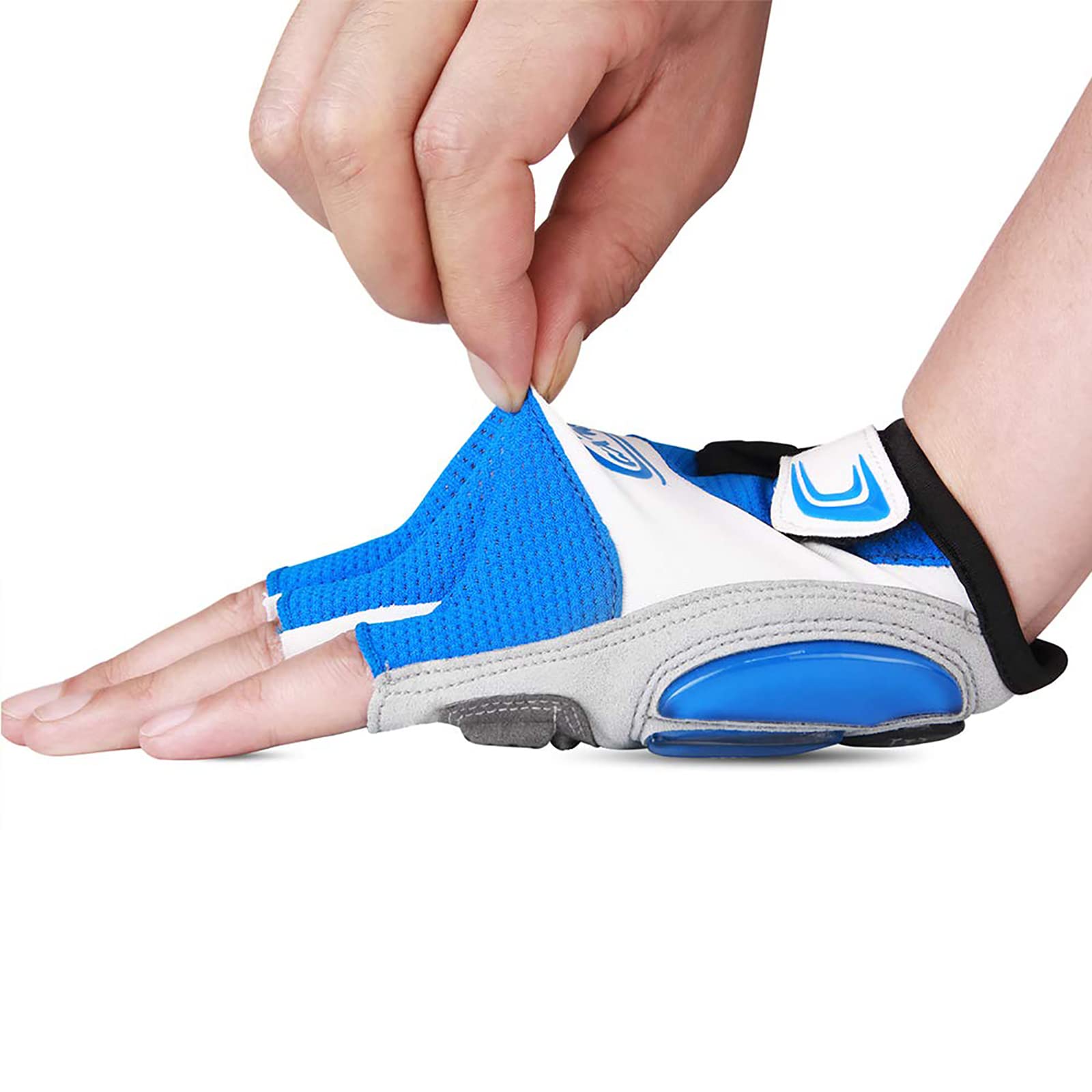 Guanti Ciclismo Estivi Uomo Donna Guanti Bici MTB Senza Dita Traspirante Guanti Sportivi Fitness Mountain Bike Scooter Corsa Trekking Campeggio