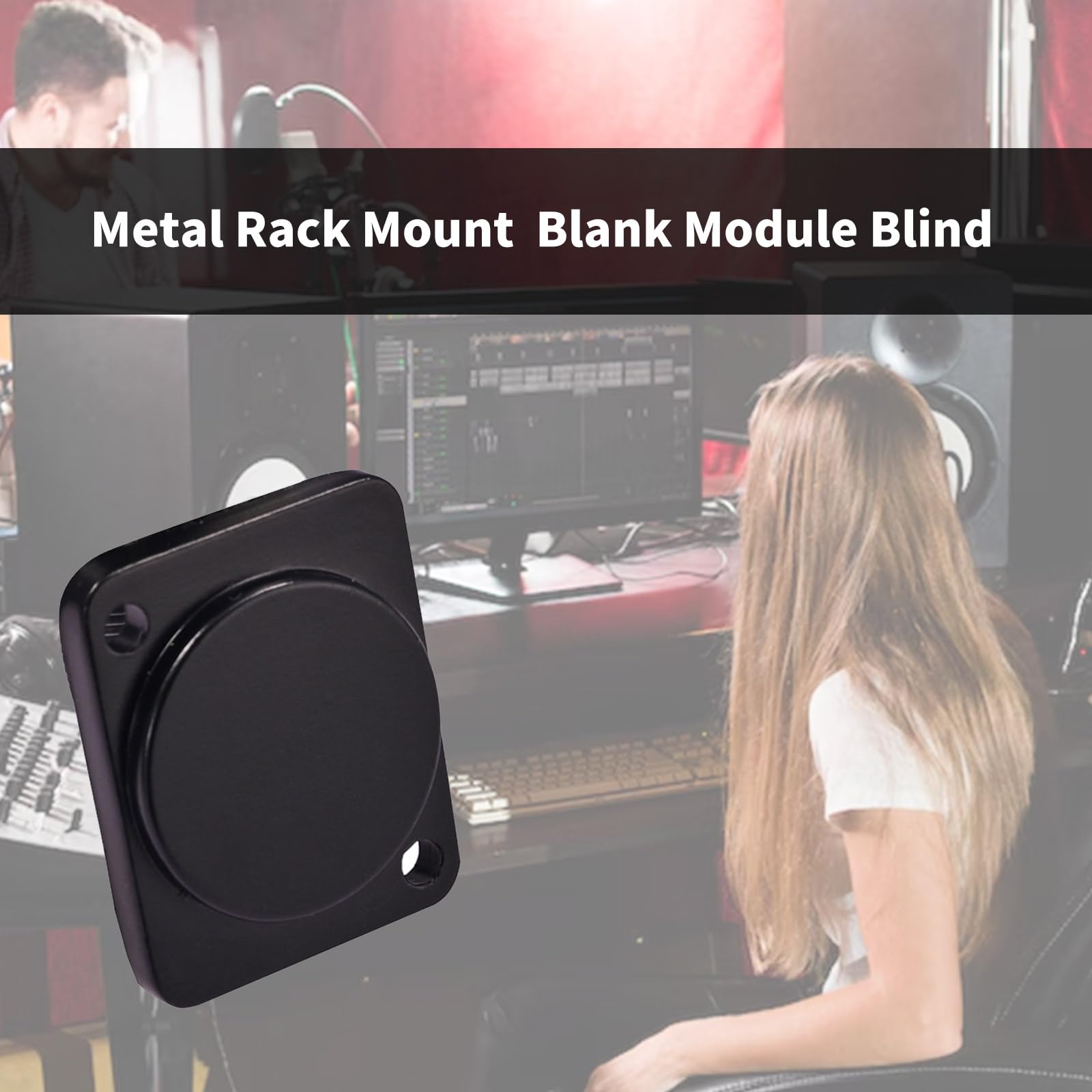 10 Pcs Staubkappe Schallantrieb Staubabdeckung Jumper Board D Typ Blanking Metall Bragstoffgefüllte Bergplatte Aufnahmebereich Studio Rack Mount Blindplatte