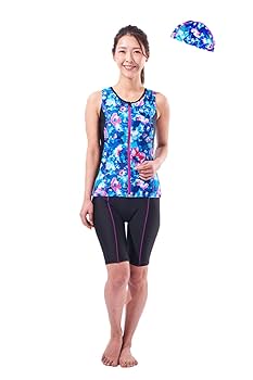 ALENCY フローラルプリント セパレート水着 M ALENCY フローラルプリント セパレート水着 M 水着・ラッシュガード