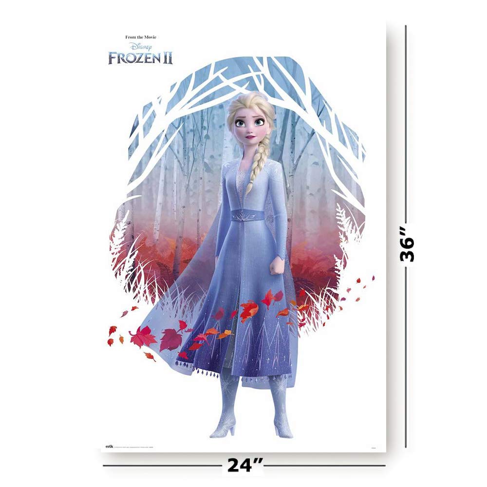 Amazon.com: POSTER STOP ONLINE Frozen 2 - Movie Poster (Elsa in