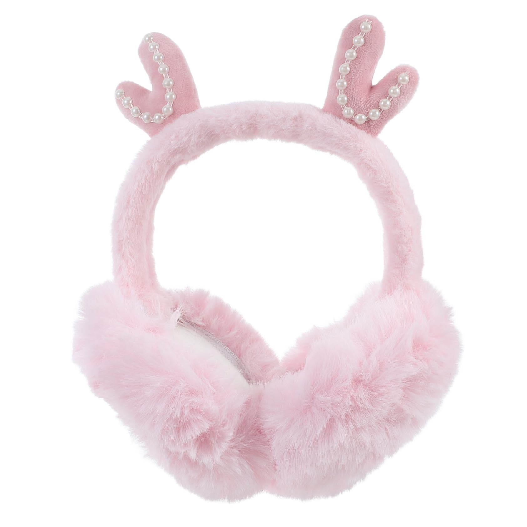 KOMBIUDA Plush Ear for Women Thick Faux Fur Winter Ear Warmers Comfortable Fit for Cycling Skiing Hiking Daily Use Maximum Warmth Cold Weather