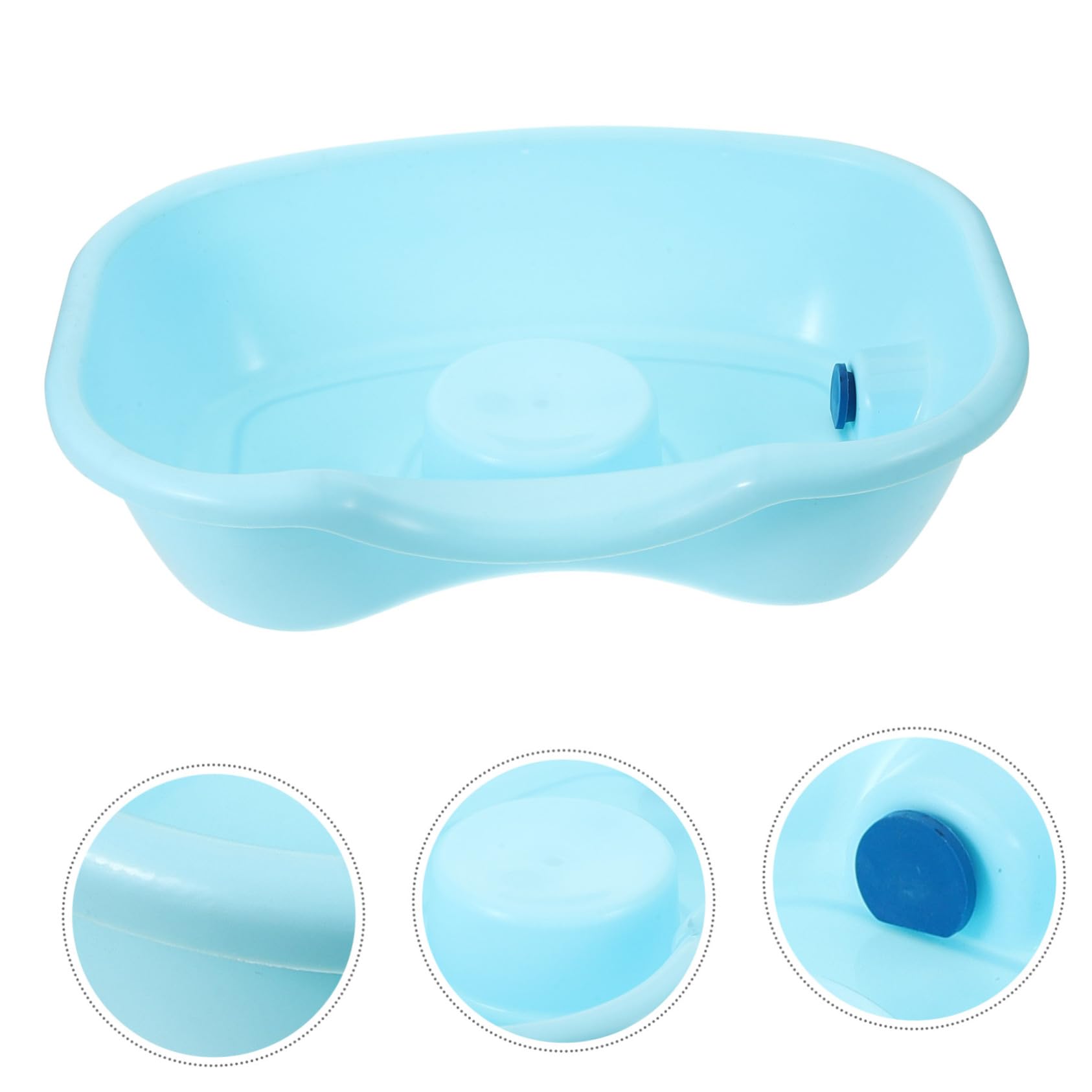 GALPADA Lavatesta Bacinella in Plastica Portatile Design Ergonomico per Lavare i Capelli per Spalle e Collo per Utilizzo Domestico e Riposo