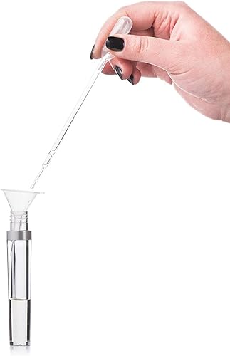 4 tubos vacíos de máscara de pestañas de 0.3 fl oz con varita de pestañas, insertos de goma y embudos, incluye 4 tubos, 4 inserciones de goma y 4