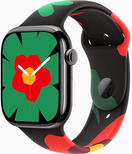 Miniatura 25 de Apple Watch Series 10 [GPS + Cellular 42 mm] Reloj inteligente con carcasa de aluminio oro rosa con correa deportiva ciruela Monitor de actividad