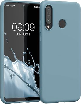 kwmobile Case for Huawei P30 Lite Case - Soft Cover - Shockproof TPU Material - Wireless Charging - Arctic Night
