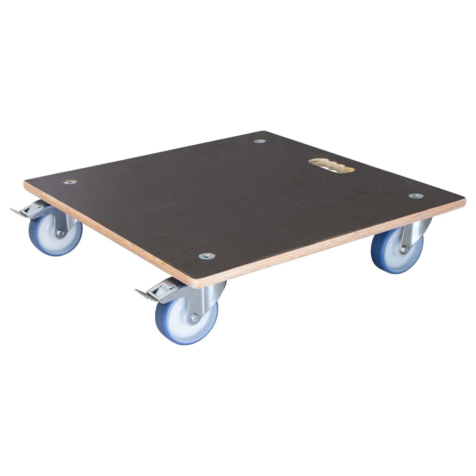 Roule pot en bois Wagner Maxigrip support plante robuste 58x58 cm