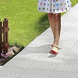 Resistente Catral Pack 9 BALDOSAS ECOLOGICAS CLICKFLOOR Piedra Blanco 30X30CM
