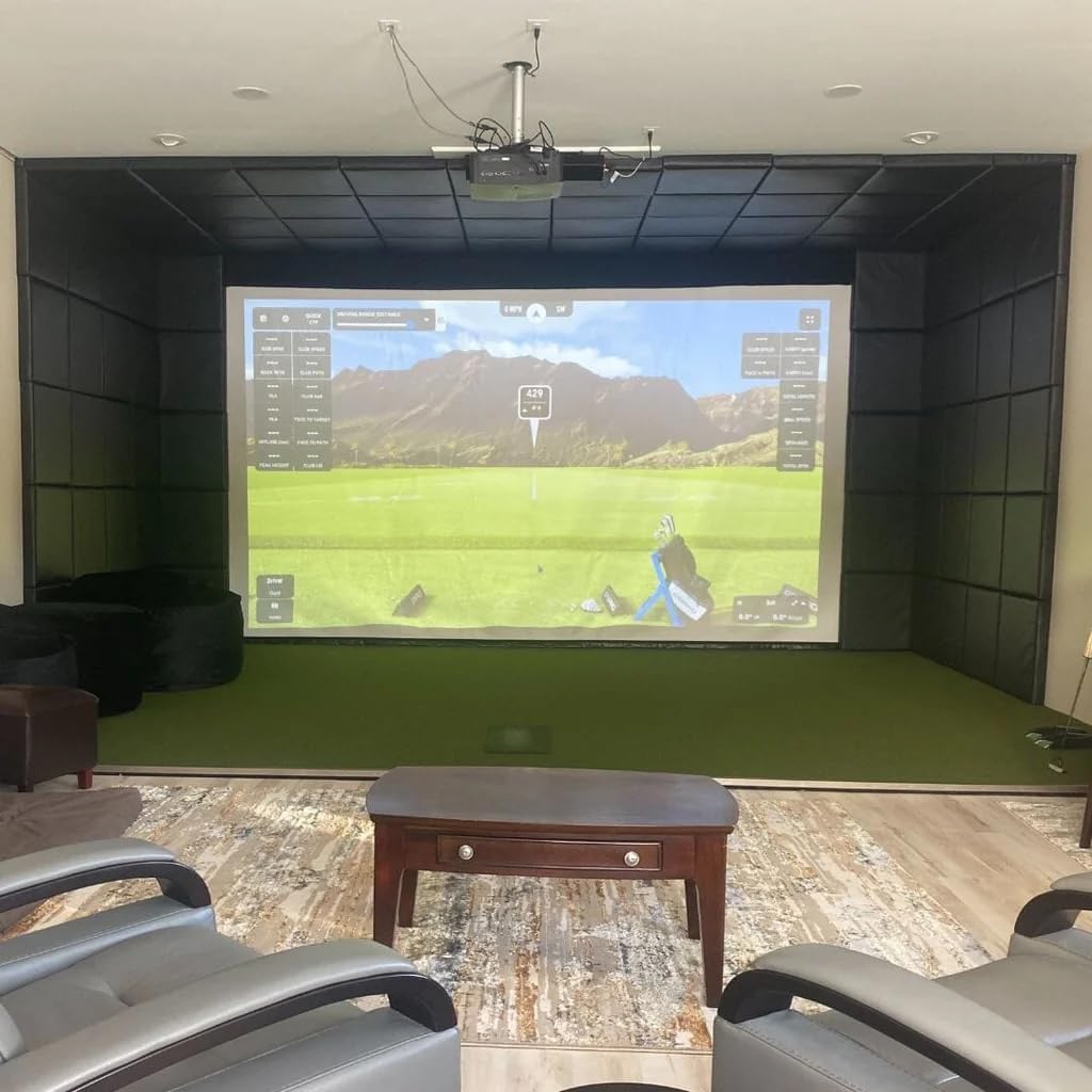 SIGPRO Golf Simulator Wall Padding- by The Indoor Golf Shop