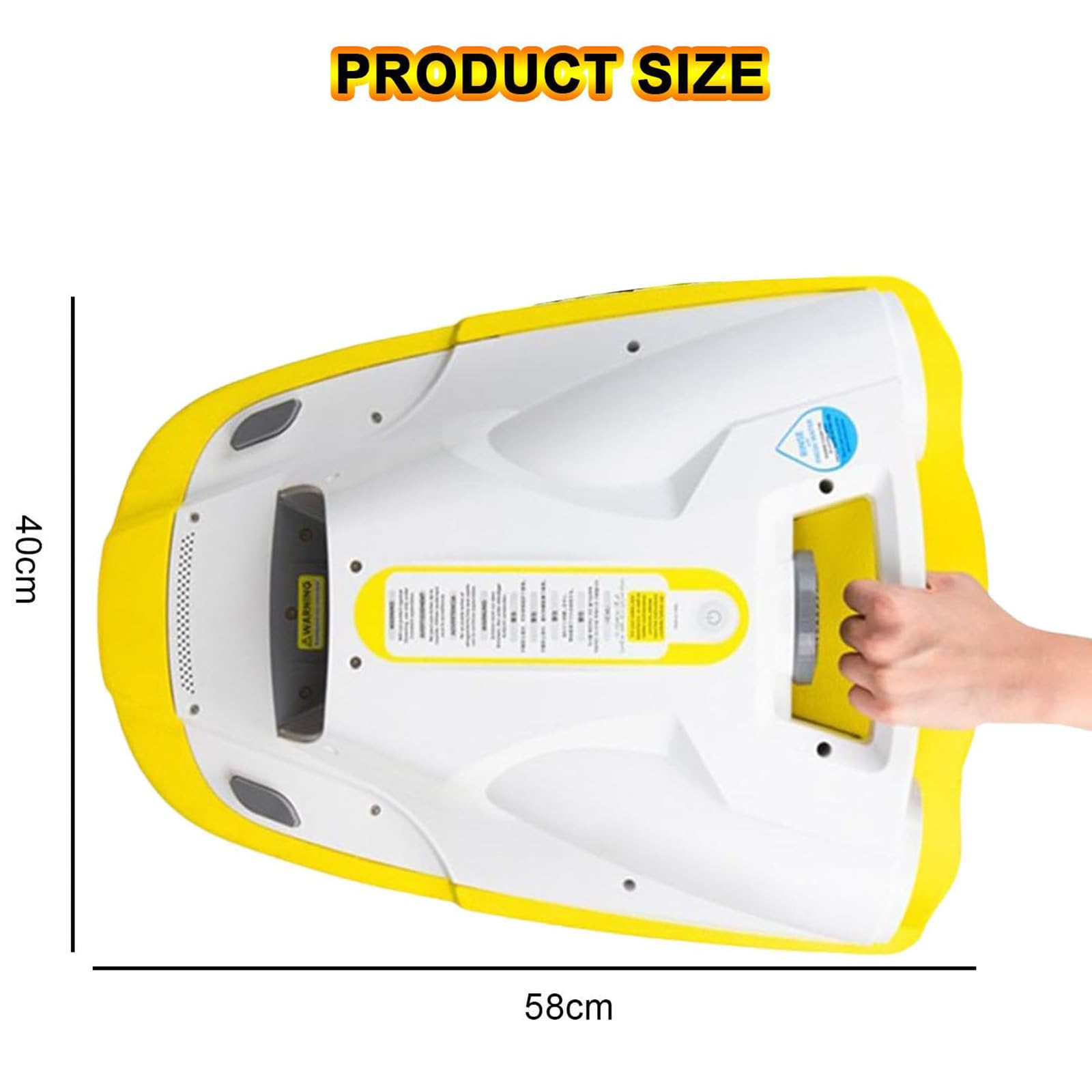 Unterwasser-Scooter, mit 50 N Schub, 250 W elektrisches Schwimm-Kickboard, 4400 mAh Akku, IP68 wasserdichter Schwimm-Booster für Pool Schnorcheln und Tauchen
