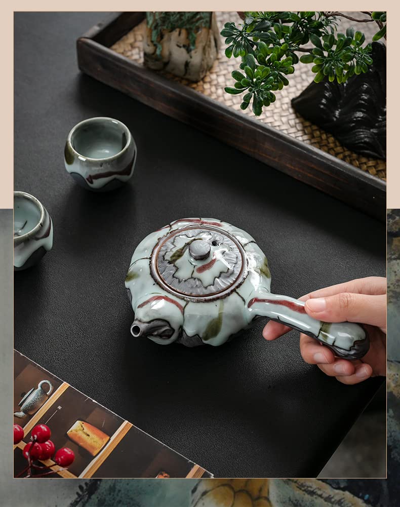 Amazon | 土瓶 手作りのティーセット志野釉薬の急須が小さな急須を