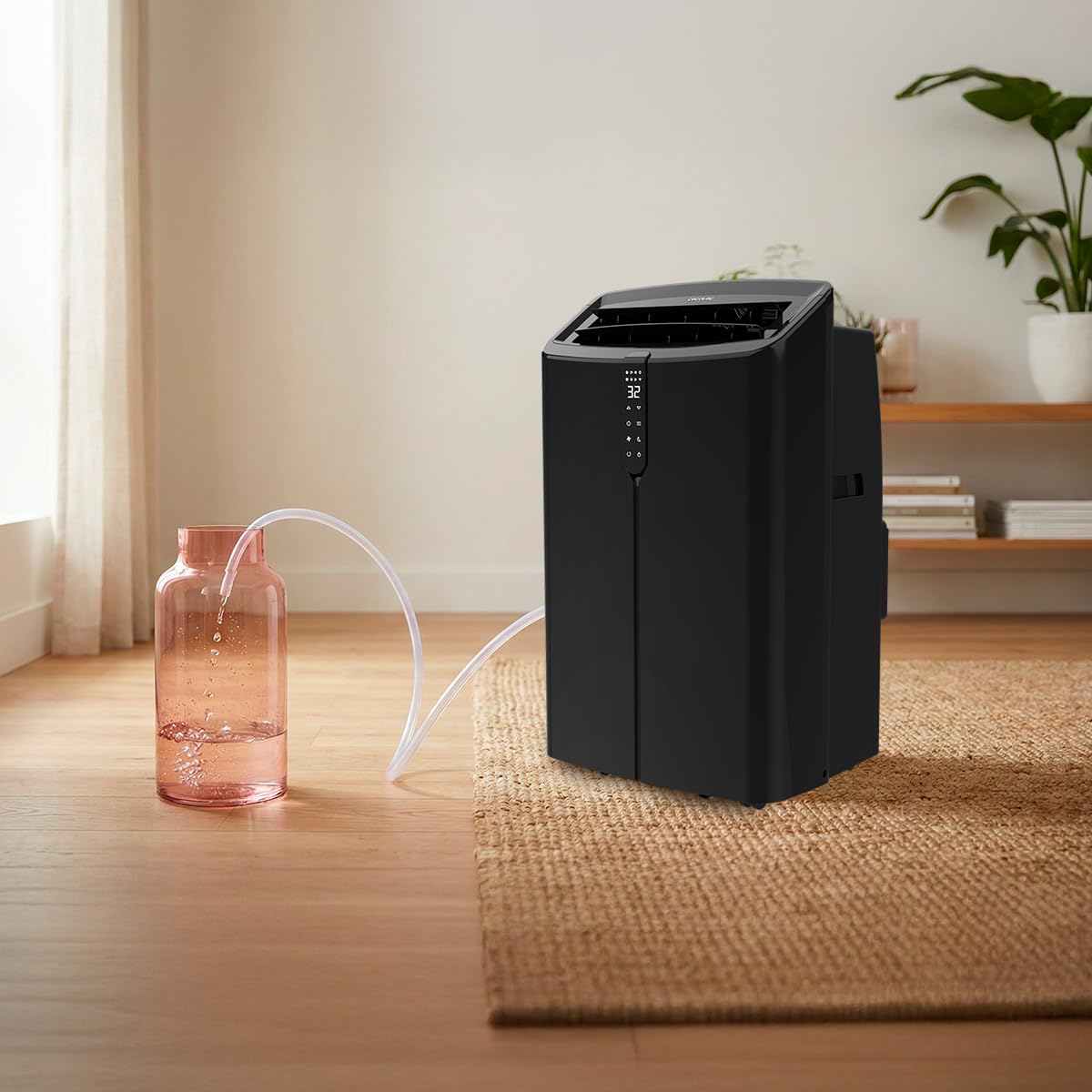 Cecotec Condizionatore Portatile Pompa di Calore Wifi ForceClima 12600 Nux Heating Connected. 12000BTU, Telecomando, Display Touch, 5 Modalità, 3 Velocità, Timer, 28-30m², Benessere Totale