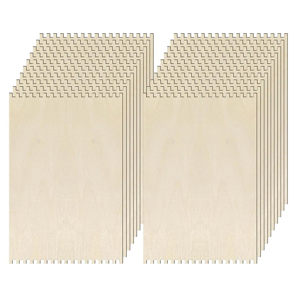 UDSKNV[KSL Wooden Looms Notched Weave 20 Pcs for Kids Adults Basket Weaving Tools Crafts Art Activities Beginner