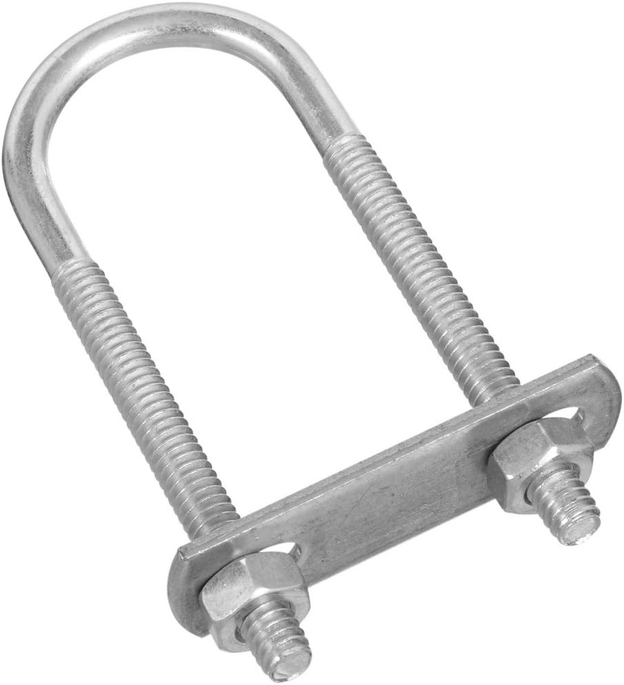 National N222-109 2190 U Bolt in Zinc, 1/4" x 1-1/8" x 3-1/2", Zinc Plated