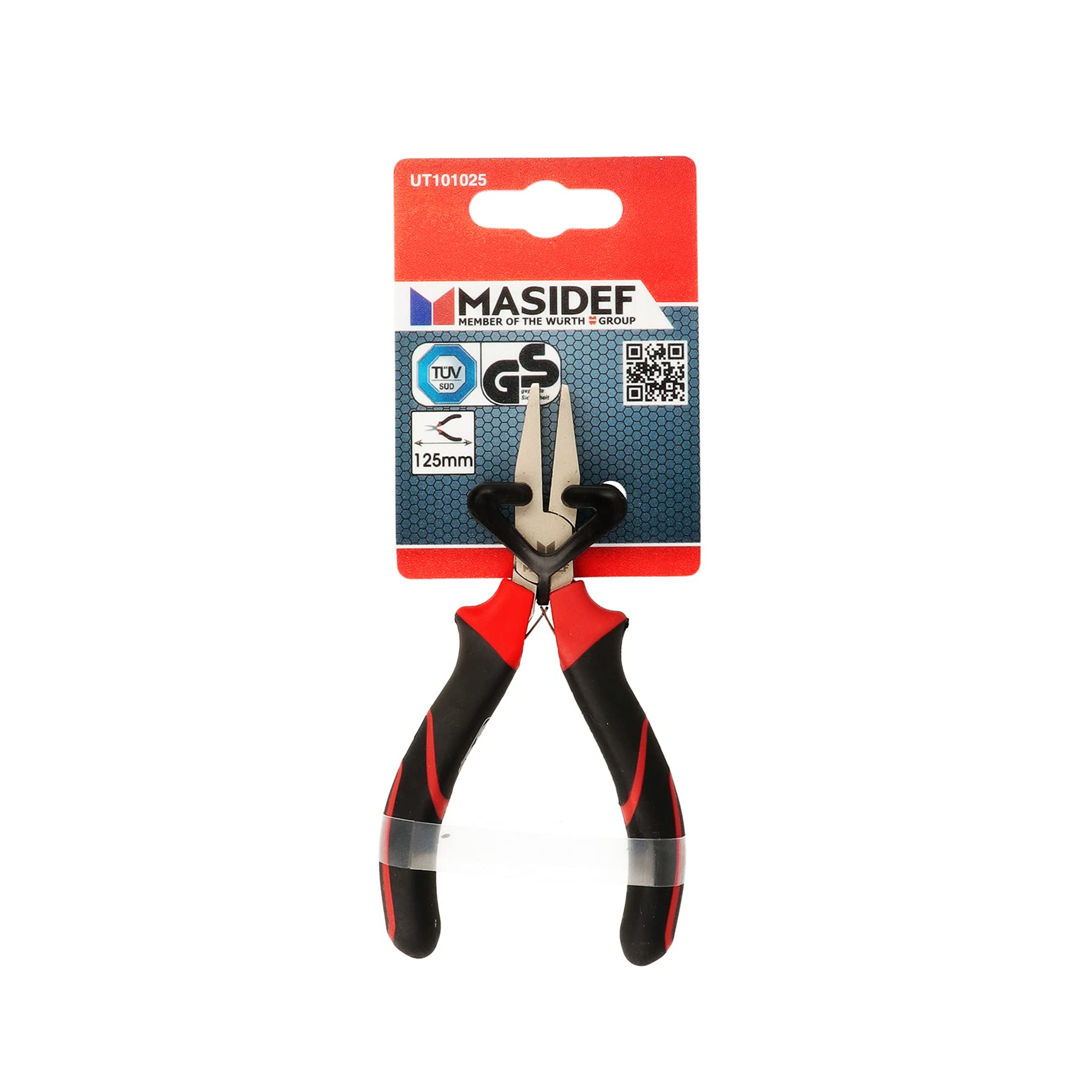 Pinza para electrónica Becchi Platos rectos, Medida 125 mm