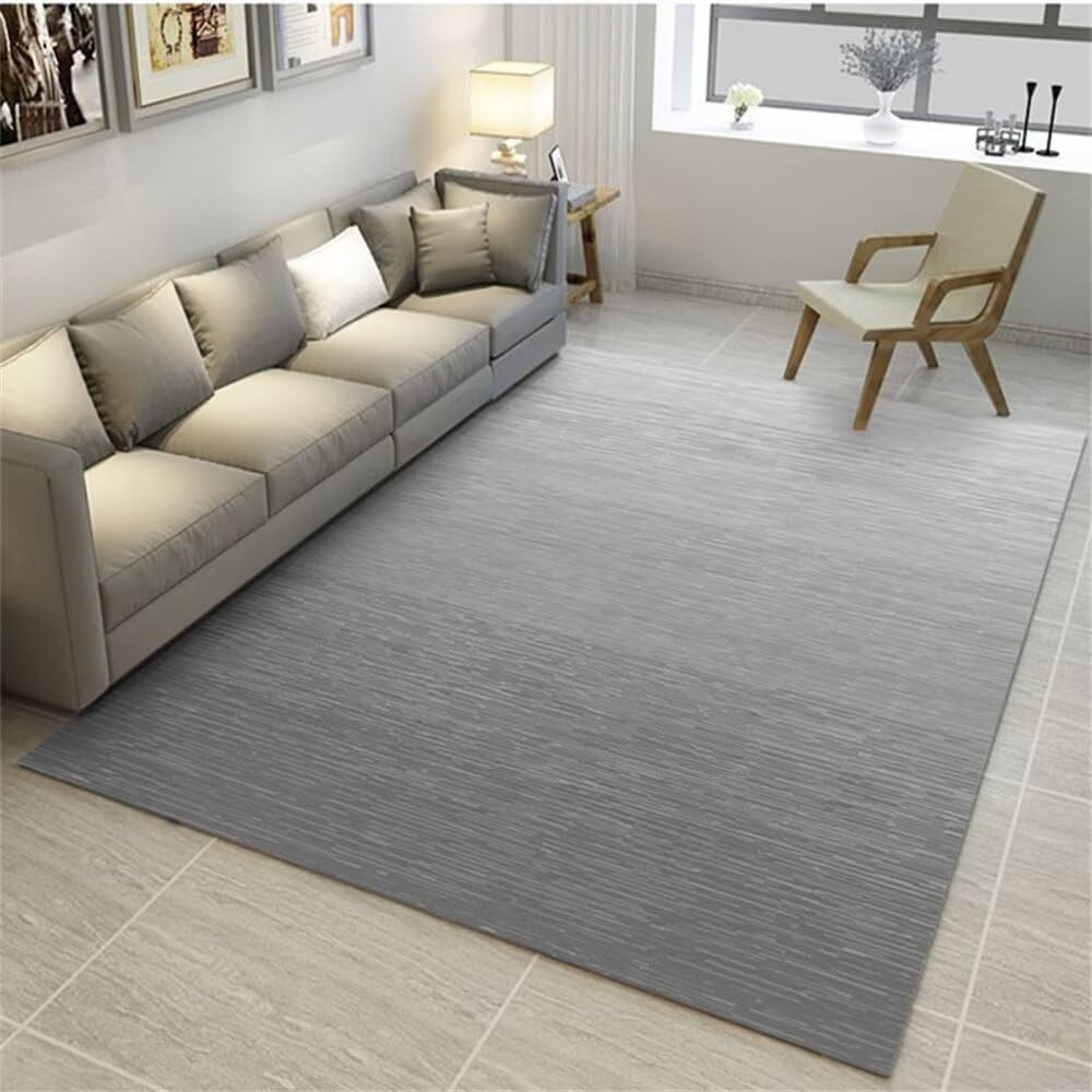 Tapis intérieur gris 50x80cm idéal pour réchauffer le sol du bureau