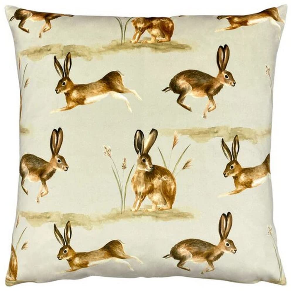 Animal Print Beige Square Cushion Cover
