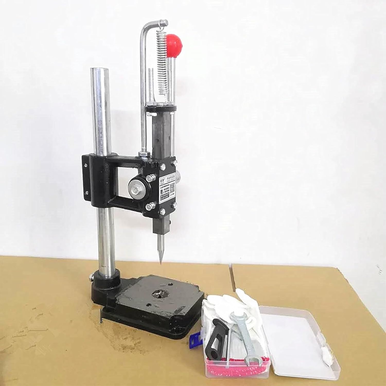 Adjustable Height Seafood Shell Opener Tool, Manual Oyster Shell Opener, Oyster Shell Opener with High Hardness Needle for Oysters Clams Scallops Shellfish Restaurant Seafood Buffet