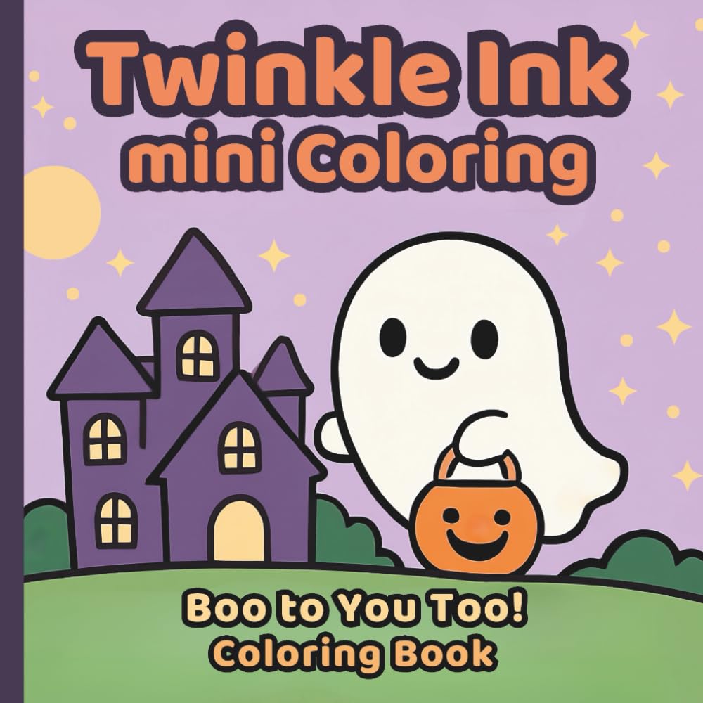 Twinkle Ink Mini Coloring: Boo to You Too!