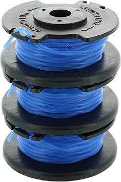 Ryobi One+ AC14RL3A OEM .065 Line and Spool Replacement for Ryobi 18v, 24v, and 40v Cordless Grass Trimmers 3 Pack