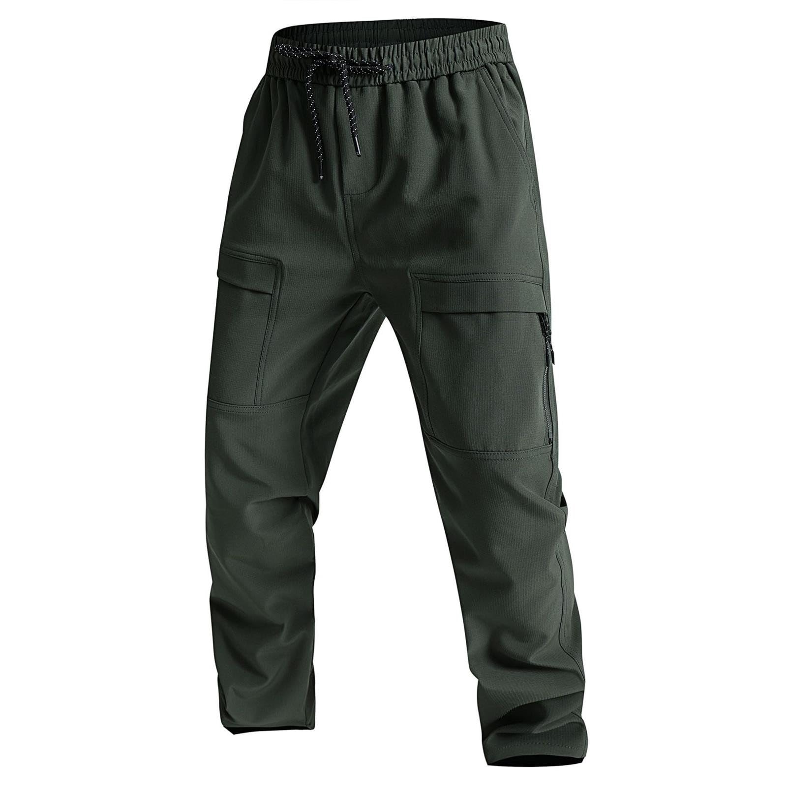 Pantalon Randonnée Homme Pantalons De Randonnée Vetement Technique Surpantalon Imperméable Vtt Travail Chantier Bucheron Thermique Cargo Moto Cross Jogging Taille Elastique Montagne Ete D'Été Xl