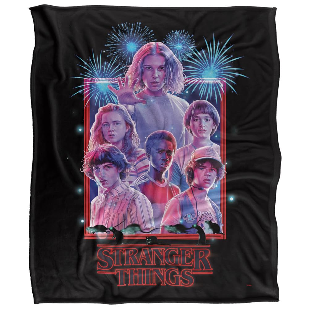 Stranger Things - Throw Blanket - 152x127 Cm