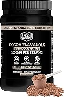 Black Forest High Flavanol Cocoa Powder: 1200mg Flavanols & Flavonoids, 10X Epicatechin for Heart Health, Nitric Oxide & Energy Boost