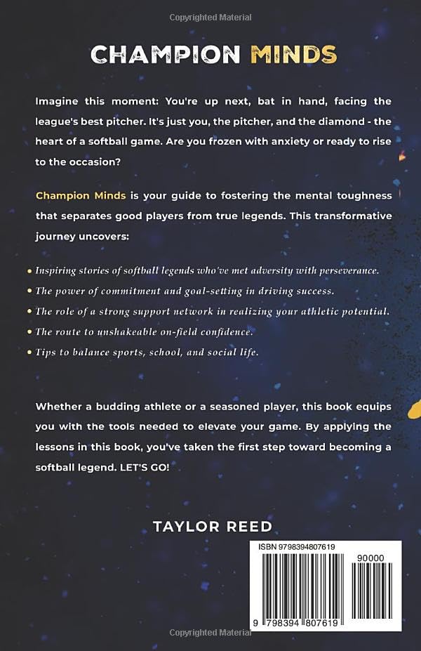 Miniatura 2 de CHAMPION MINDS Mental Toughness & Game Skills For Young Athletes In Girls Fastpitch Softball Empowering Teens, Coaches & Players In Sports