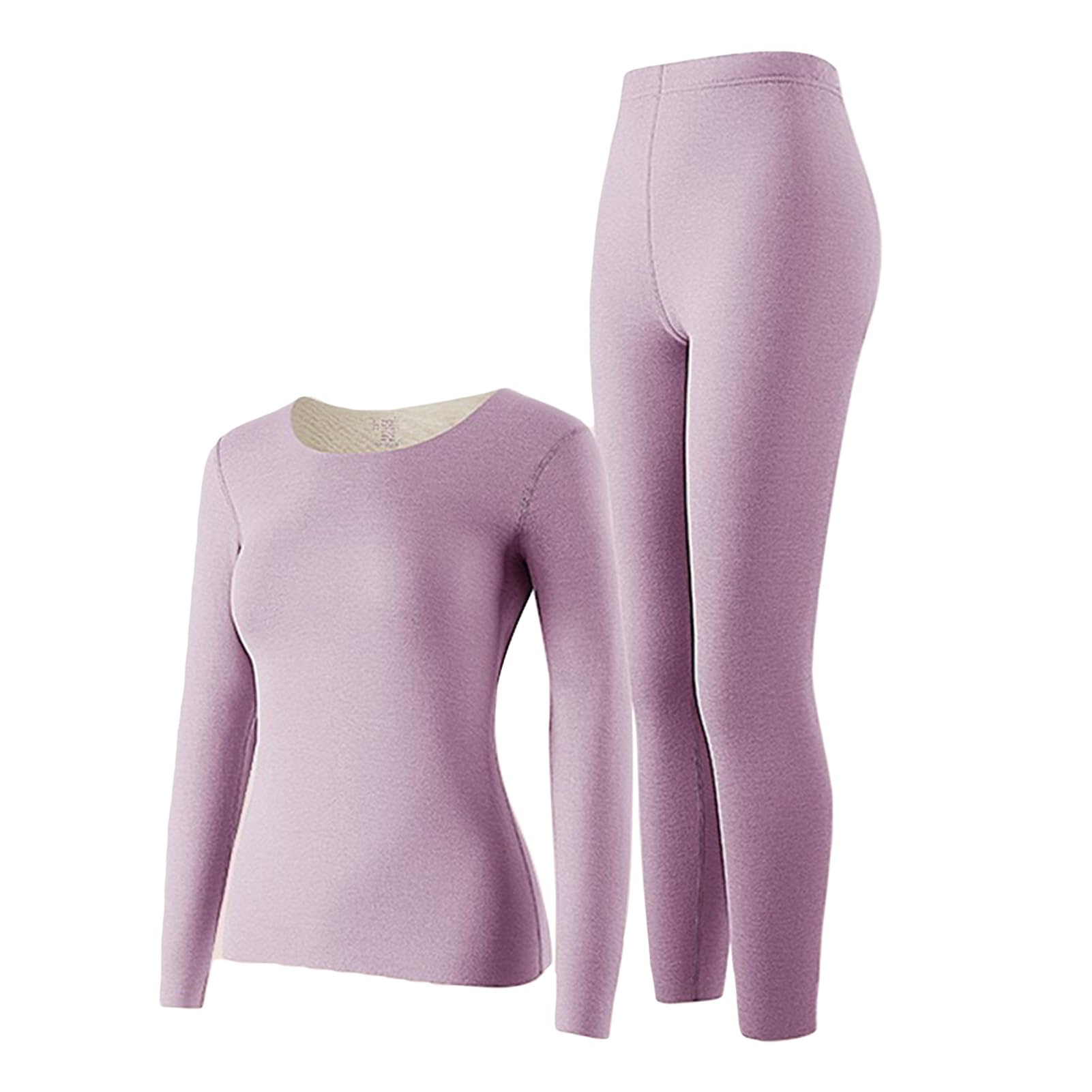 Thermal Underwear Set For Plus Size Women Ladies Thermal Base
