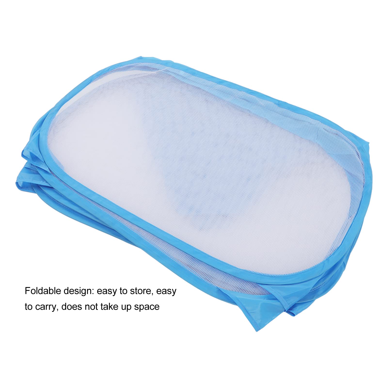 Yctze Recinto per Piccoli Animali, Pieghevole, for Uso Domestico (BLUE)