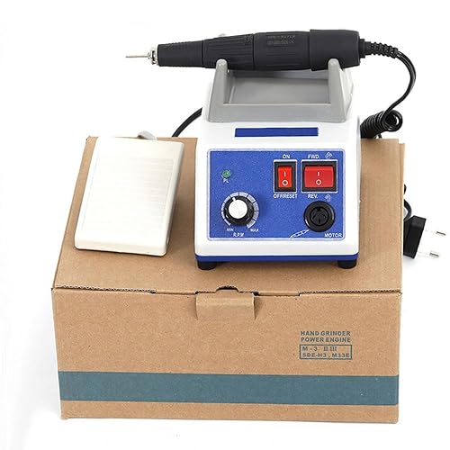 N3 Handheld Micro Motor 45,000RPM Para laboratorio, joyería, cerámica, silicona, cristalería, talla de madera, artesanía