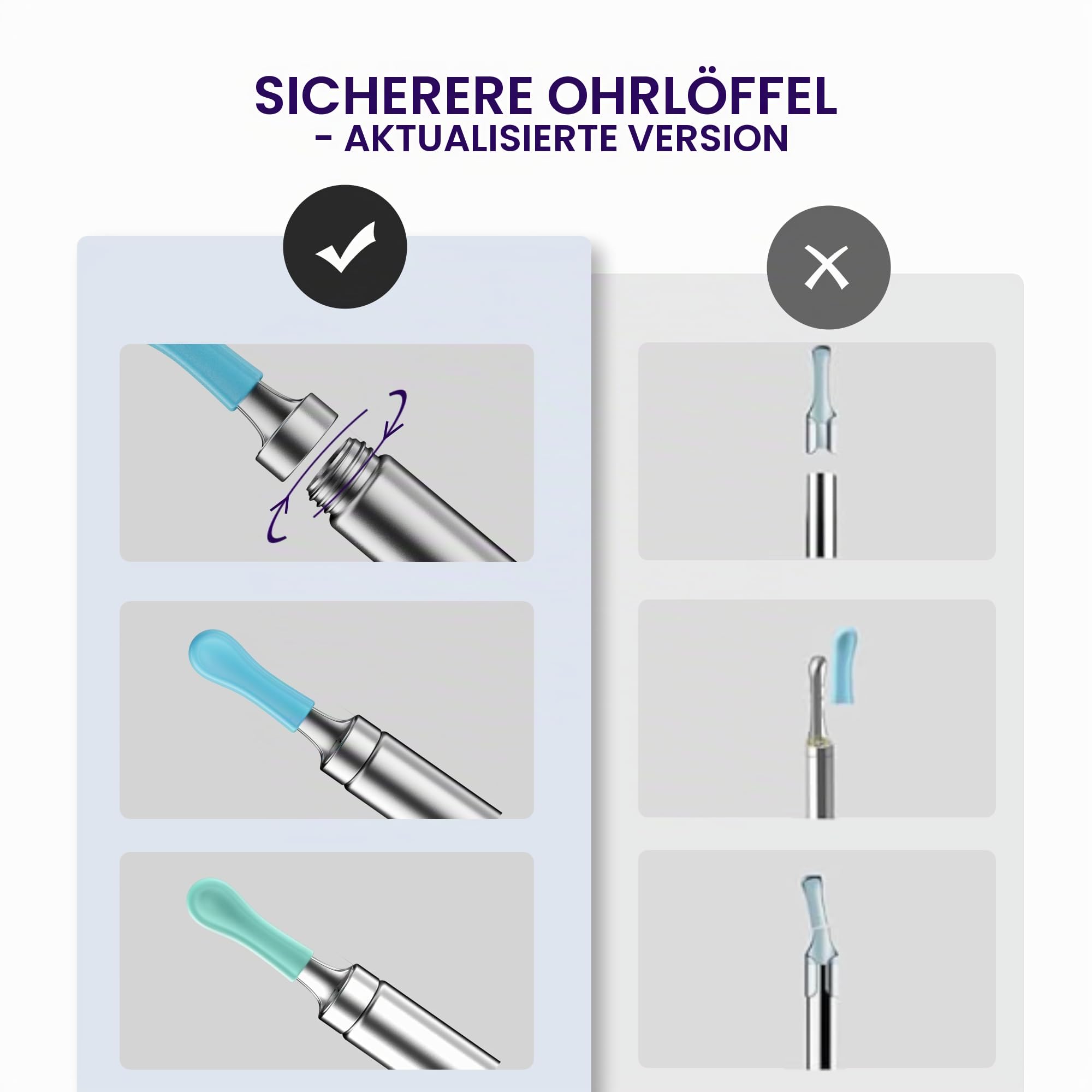 Bebird Ohrenschmalz Entferner Otoskop R1, 1080P HD Ohrenreiniger mit Kamera, Otoskop mit Licht, Weitwinkel Otoskop IP67 Wasserdicht Ohrreiniger für Erwachsene,Kinder,iOS,Android