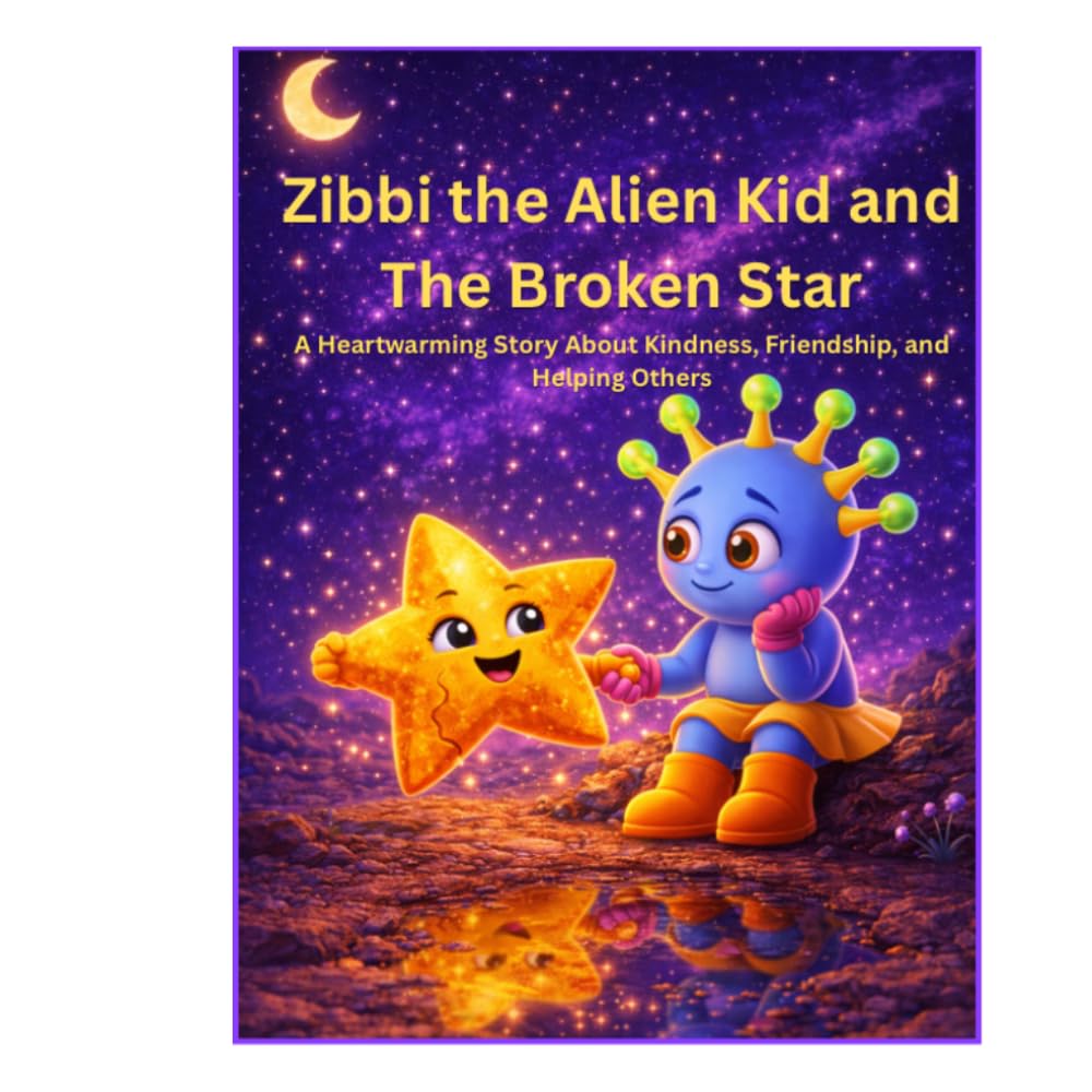 Zibbi The Alien Kid and The Broken Star: A Heartwarming Story About Kindness, Friendship, and Helping Others