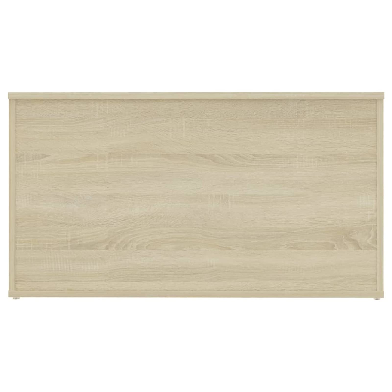 Homgoday Cassapanca portaoggetti Legno compensato colore rovere 84x42x46cm