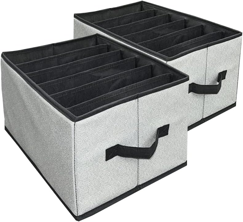 Wardrobe Storage Organiser, Clothes Storage, Foldable Jeans Storage Organiser, Drawer Dividers